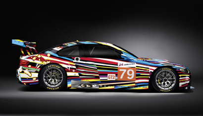 A side view of Jeff Koons' specially-crafted BMW M3 GT2 A side view of Jeff Koons' specially-crafted BMW M3 GT2