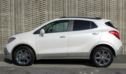 A side view of a 2013 Buick Encore Premium