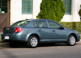 A side view of a 2009 Chevrolet Cobalt XFE