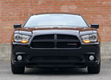 A front view of a 2013 Dodge Charger R/T AWD A front view of a 2013 Dodge Charger R/T AWD