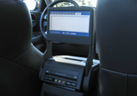 Dodge Charger SRT8 test car came with the $1,150 rear seat entertainment package