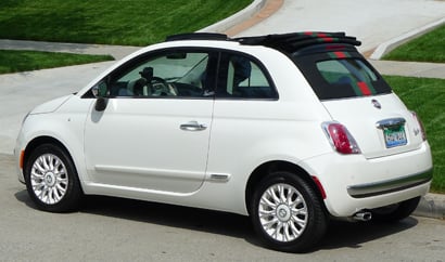 lejer metrisk fortryde Fiat 500c by Gucci - Romantic Cars | Gayot