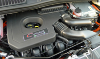 The hybrid engine of the 2013 Ford C-MAX Energi The hybrid engine of the 2013 Ford C-MAX Energi