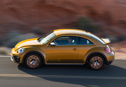 The 2016 Volkswagen Beetle Dune, one of GAYOT's Top 10 Fun-to-Drive Cars