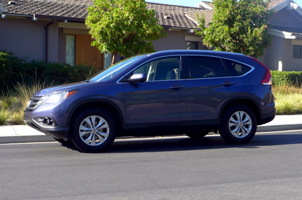 A side view of the Honda CR-V A side view of the Honda CR-V
