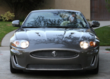 A front view of a 2010 Jaguar XKR Convertible
