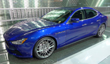 A three-quarter rear view of a 2010 Maserati GranTurismo Convertible