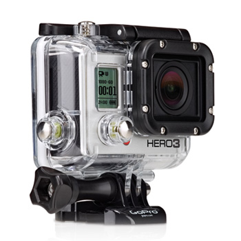 The GoPro Hero camera can be mounted to your car for high-quality action shots The GoPro Hero camera can be mounted to your car for high-quality action shots