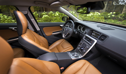 A look at the interior of the 2011 Volvo S60