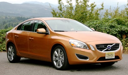 A three-quarter front view of a 2011 Volvo S60