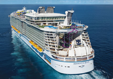 Royal Caribbean's Harmony of the Seas is the world's largest cruise ship