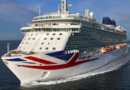 The MV Britannia, P&O Cruises' newest ship 