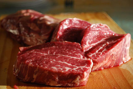 Grass-fed beef, a vital ingredient in our recipe for Grilled Grass-Fed Beef with Spicy Hoisin Sauce and Cucumber Relish Grass-fed beef, a vital ingredient in our recipe for Grilled Grass-Fed Beef with Spicy Hoisin Sauce and Cucumber Relish