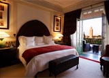 A guest room at La Mamounia in Marrakech, Morocco