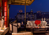 A balcony at The Stoneleigh Hotel & Spa in Dallas, Texas