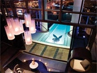 The pool overlooking Las Vegas at The Hugh Hefner Sky Villa at the Palms Casino Resort