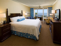 A guest room at the King and Prince Beach & Golf Resort on St. Simon Island in Georgia A guest room at the King and Prince Beach & Golf Resort on St. Simon Island in Georgia