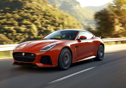 The 2017 Jaguar F-TYPE R, one of GAYOT's Top 10 Exotic Sports Cars