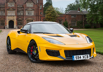 The Lotus Evora, one of GAYOT's Top 10 Exotic Sports Cars
