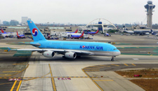Korean Air's Airbus A380 at LAX Korean Air's Airbus A380 at LAX