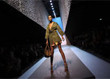 A Missoni runway show at Milan Fashion Week in Italy