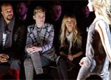 Nicole Richie and other celebrities front row at Mercedes-Benz Fashion Week in New York