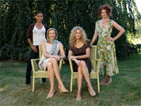 Jada Pinkett Smith, Annette Bening, Meg Ryan and Debra Messing in The Women