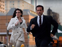 Anne Hathaway and Steve Carell in "Get Smart"