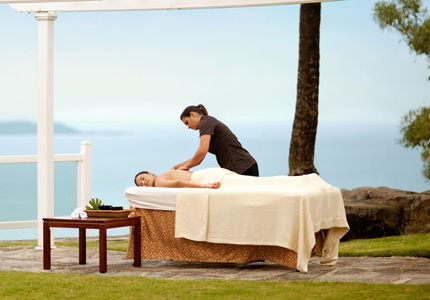 Enjoy a soothing massage at the Waldorf Astoria Spa at El Conquistador Resort in Puerto Rico