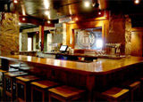 The bar at the Wrecking Bar Brewpub