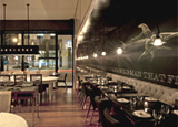 The dining room of GT Fish & Oyster