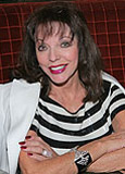 Actress Joan Collins at the opening of LA Food Show Grill & Bar