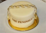 A Cap Cake from The Peninsula Beverly Hills