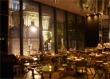 The dining room of Barbecoa restaurant in London