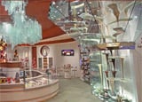 The chocolate fountain at the Jean-Philippe Pâtisserie