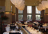 The interior of Gotham Bar & Grill in New York The interior of Gotham Bar & Grill in New York