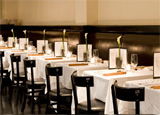 The dining room of Philippe in Manhattan