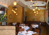 The dining room at Jsix restaurant in San Diego
