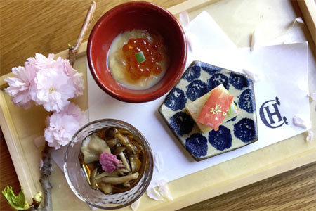 Chateau Hanare will feature a special kaiseki menu in honor of cherry blossom season