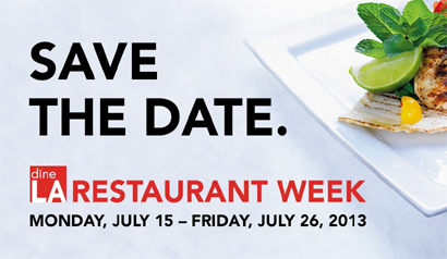 Enjoy Deals during dineLA Restaurant Week July 15-26