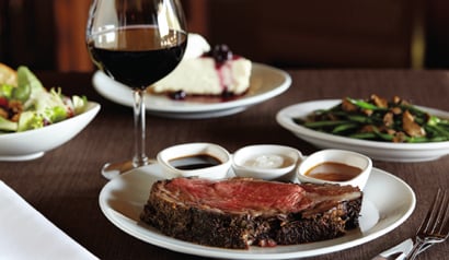 The prime rib special is back at Flemings Prime Steakhouse & Wine Bar