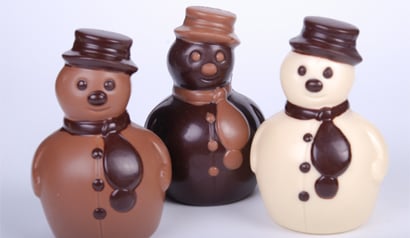 Jacques Torres Chocolate holiday collection snowmen (Photo courtesy of Jacques Torres Chocolate)
