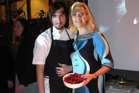 Chef Jordan Kahn with Sophie Gayot