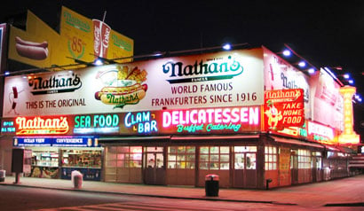 Nathans Famous has re-opened on Coney Island