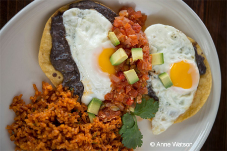 Huevos rancheros at solita Tacos & Margaritas