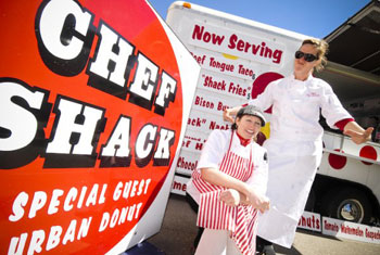 Chefs Carrie Summer and Lisa Carlson of the Chef Shack
