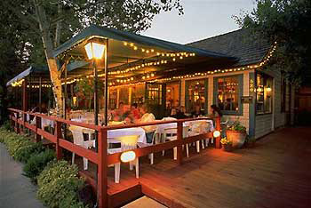 The deck in summer at Ketchum Grill