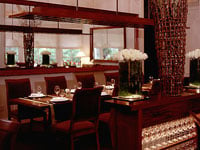 The dining room of The Restaurant at Meadowood in St. Helena, CA