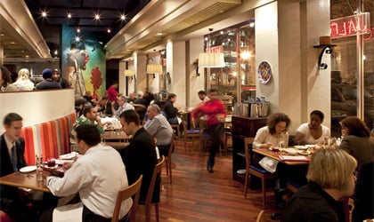 The dining room of Jaleo in Washington, DC
