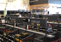 One of the wine shops operated by the Société des Alcools du Québec